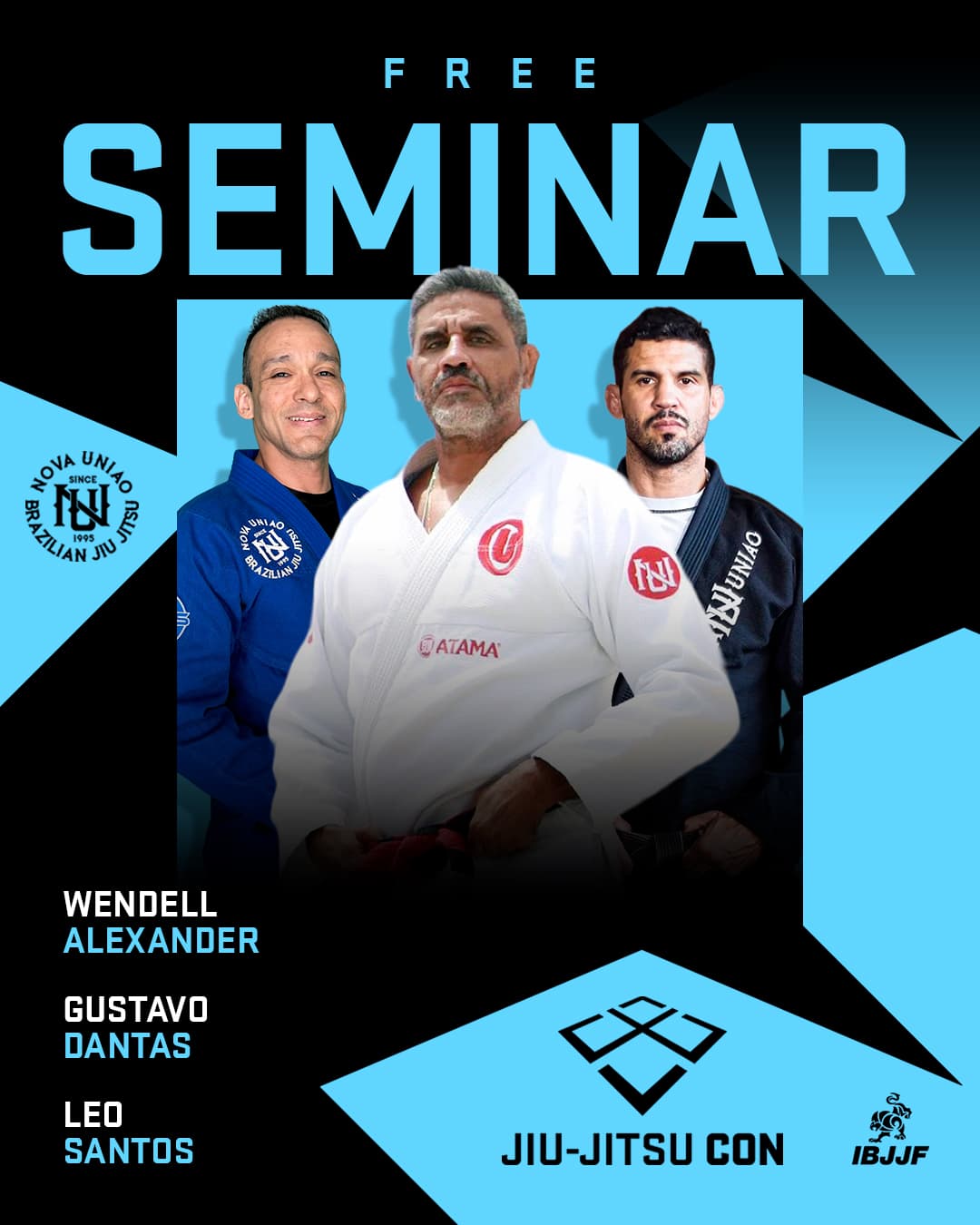 Jiu-Jitsu Con 2026 (Team Nova União Free Seminar)