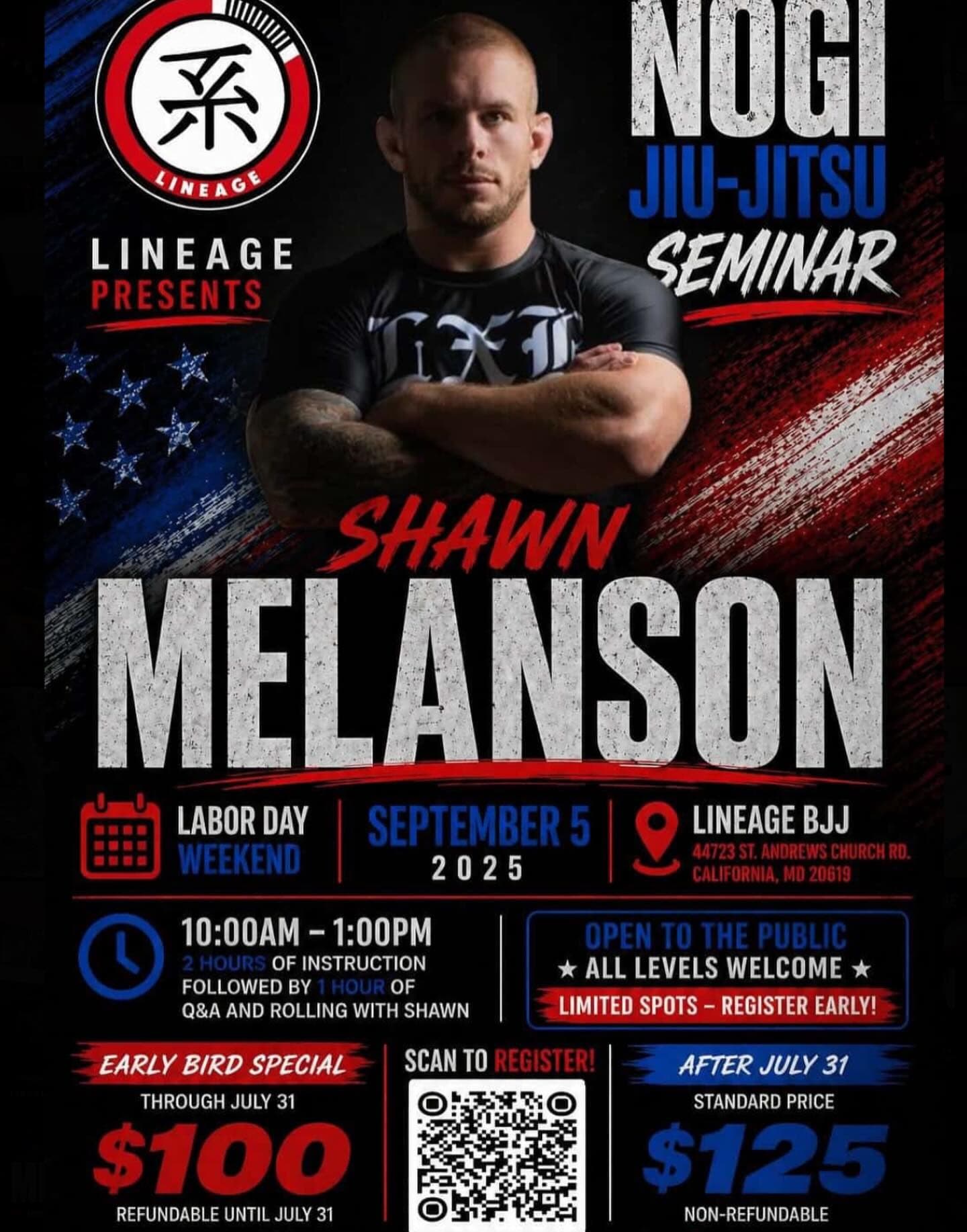 Shawn Melanson Seminar at Lineage BJJ