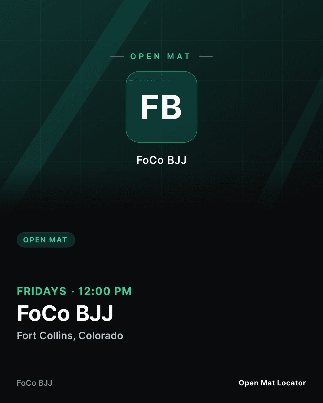FoCo BJJ Open Mat