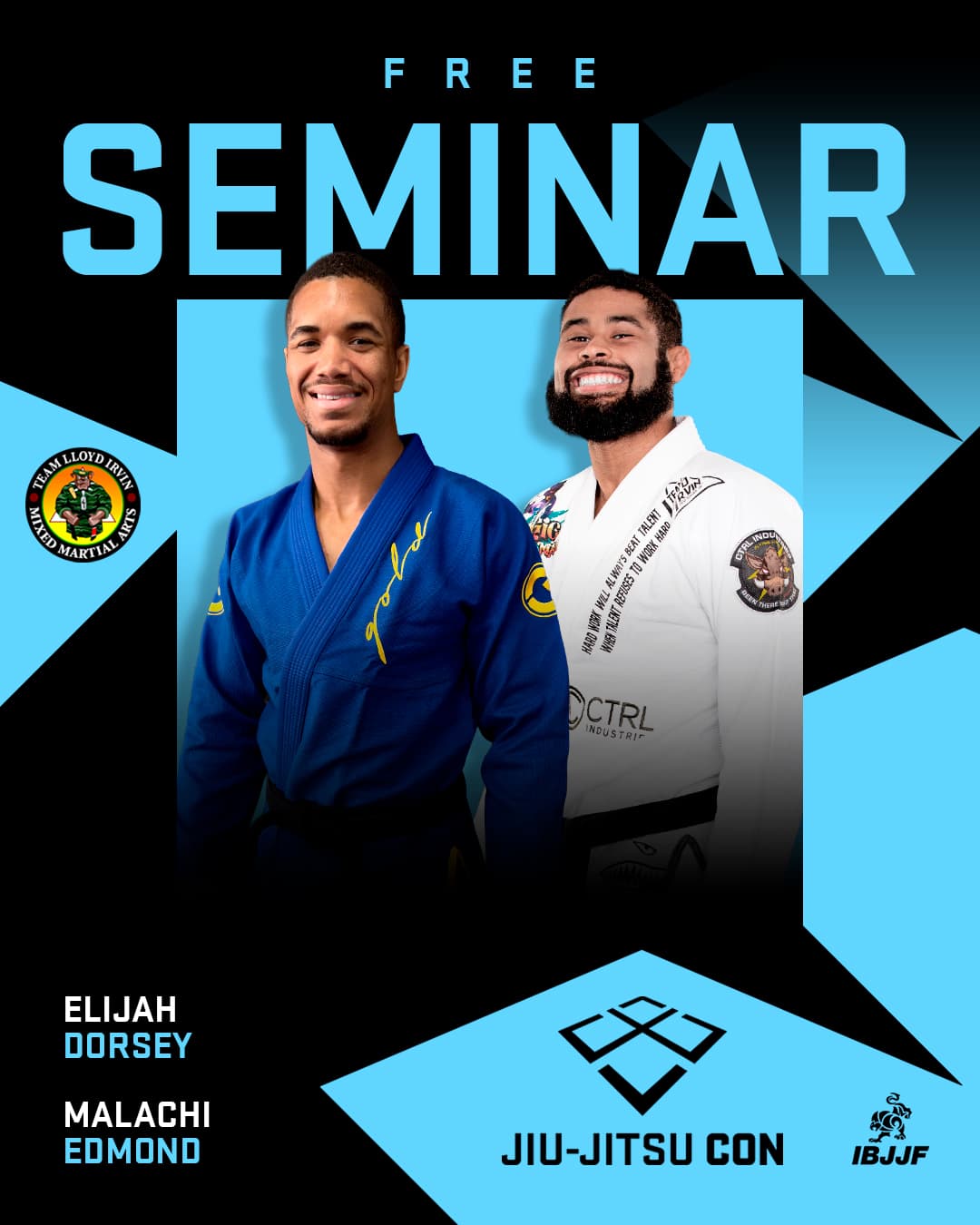 Jiu-Jitsu Con 2026 (Team Lloyd Irvin Free Seminar)